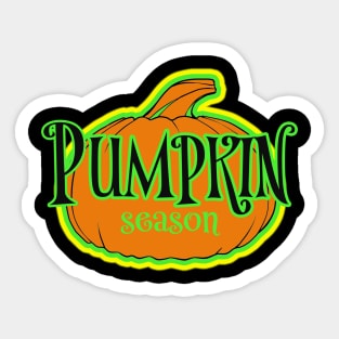 Pumpkin Season Graphic Sticker